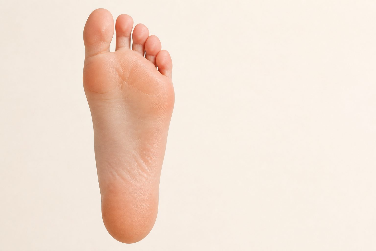 Sole of the foot used to locate KI 1